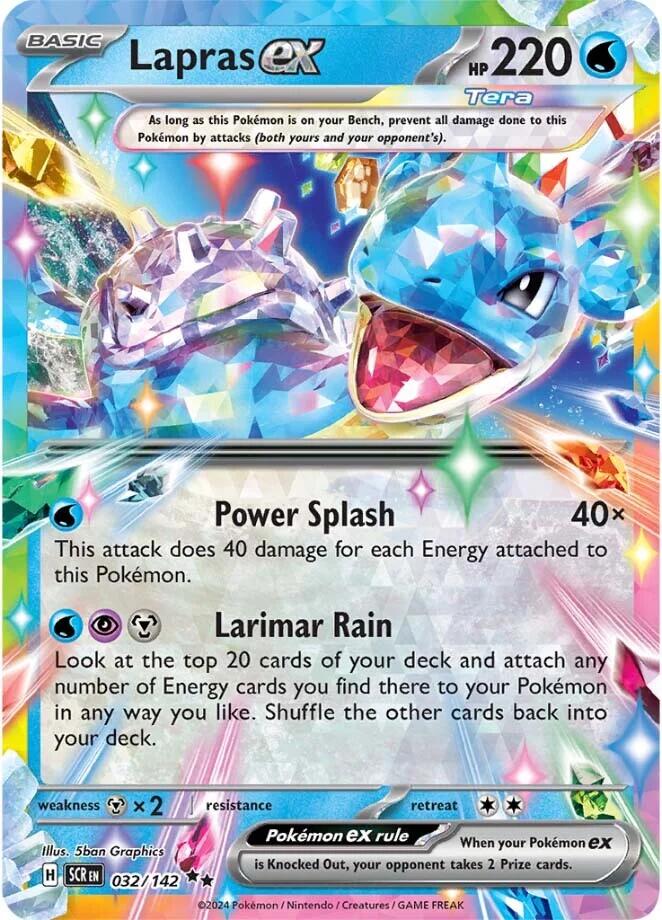 Lapras ex (032/142) [Scarlet & Violet: Stellar Crown] | Event Horizon Hobbies CA