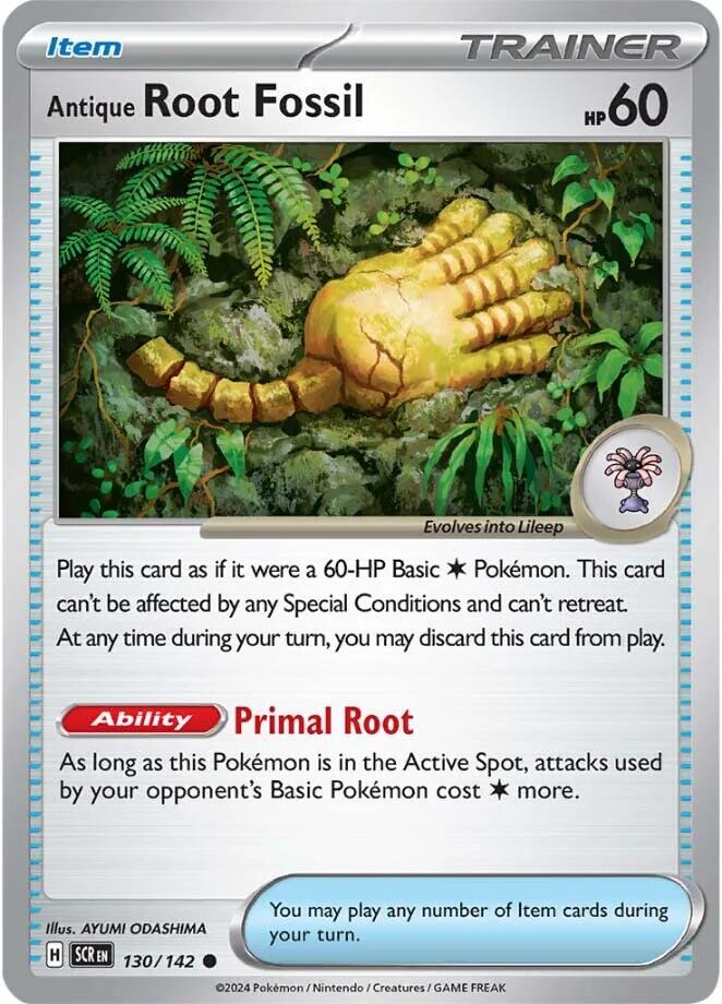 Antique Root Fossil (130/142) [Scarlet & Violet: Stellar Crown] | Event Horizon Hobbies CA