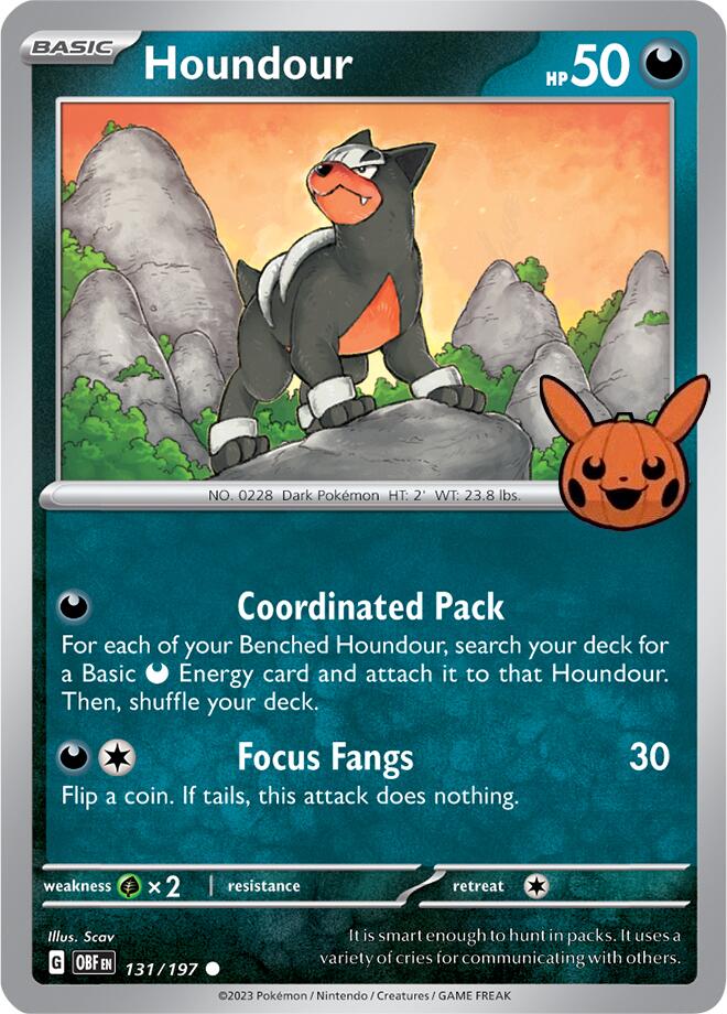 Houndour (131/197) [Trick or Trade 2024] | Event Horizon Hobbies CA