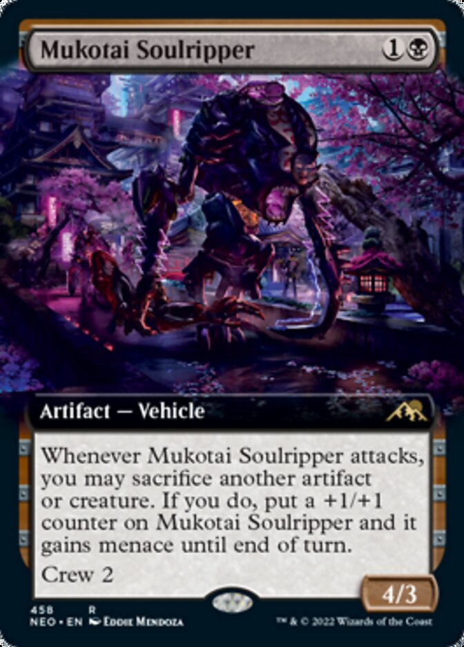 Mukotai Soulripper (Extended Art) [Kamigawa: Neon Dynasty] | Event Horizon Hobbies CA