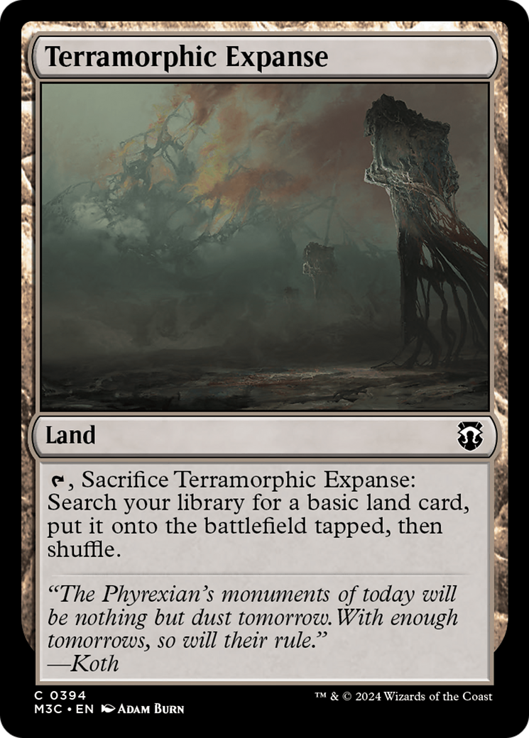 Terramorphic Expanse (Ripple Foil) [Modern Horizons 3 Commander] | Event Horizon Hobbies CA