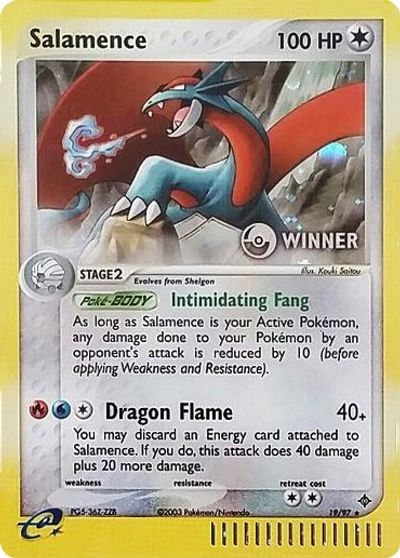 Salamence (19/97) (Winner) [League & Championship Cards] | Event Horizon Hobbies CA