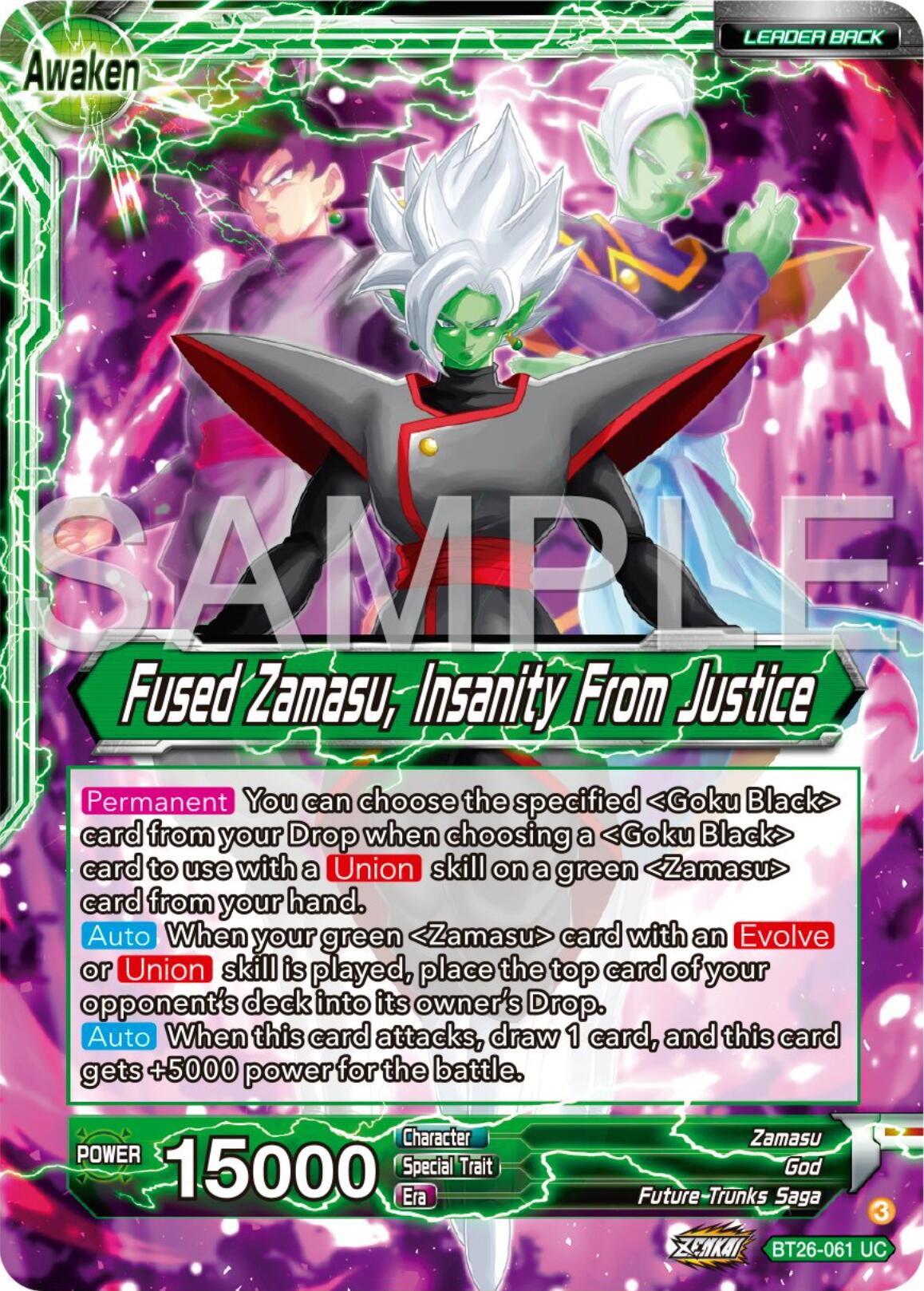 Zamasu // Fused Zamasu, Insanity From Justice (BT26-061) [Ultimate Advent] | Event Horizon Hobbies CA