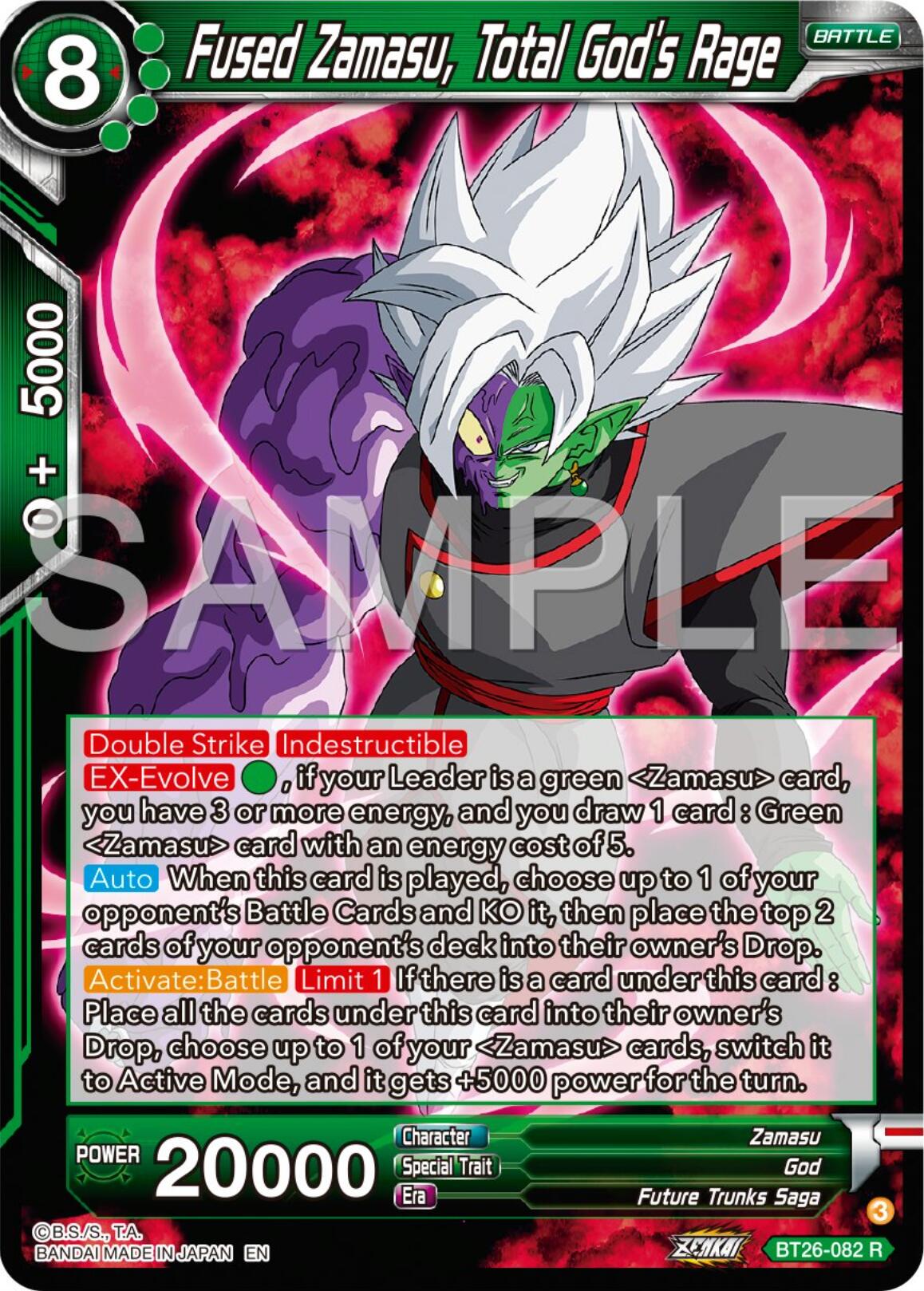 Fused Zamasu, Total God's Rage (BT26-082) [Ultimate Advent] | Event Horizon Hobbies CA