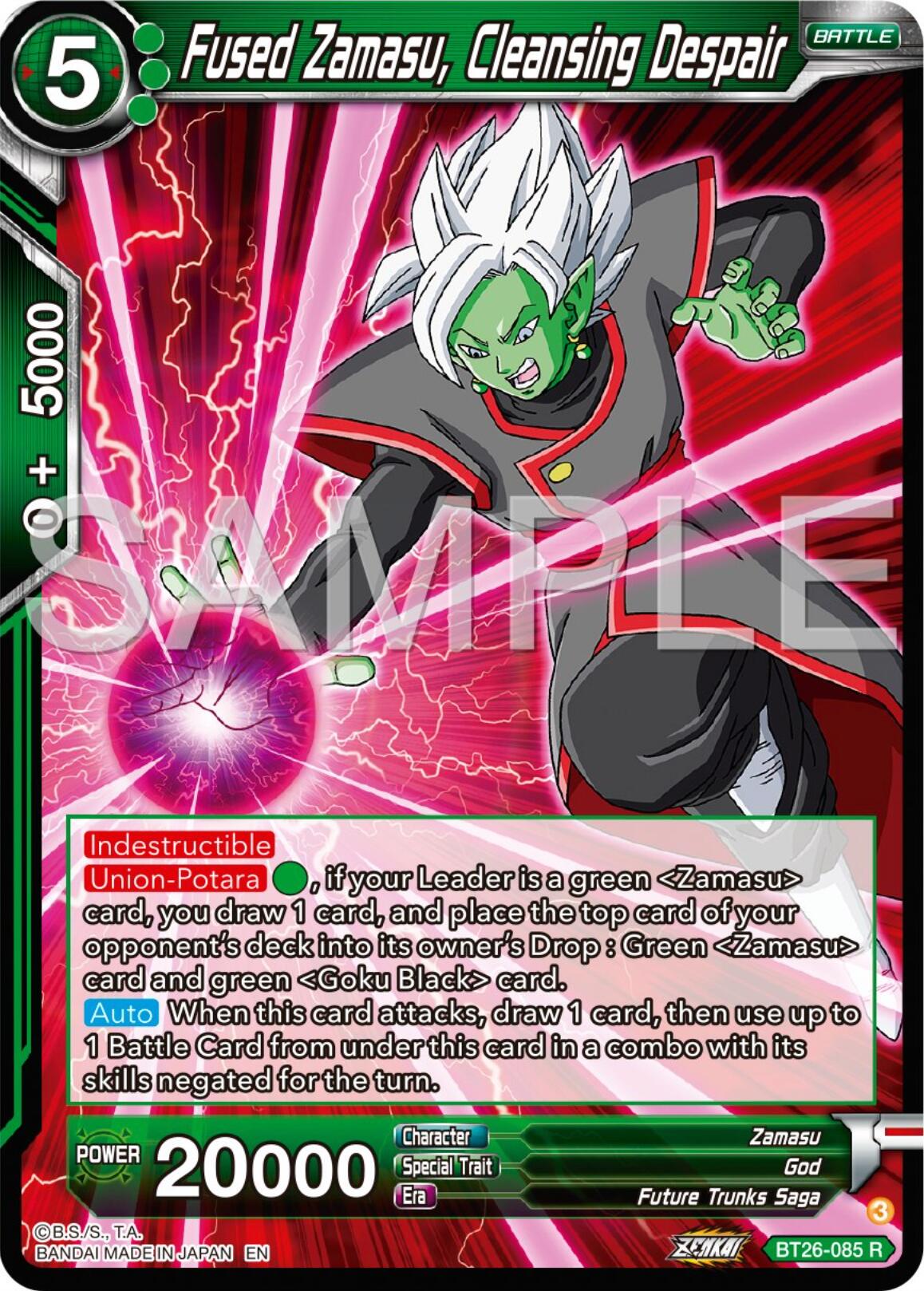 Fused Zamasu, Cleansing Despair (BT26-085) [Ultimate Advent] | Event Horizon Hobbies CA