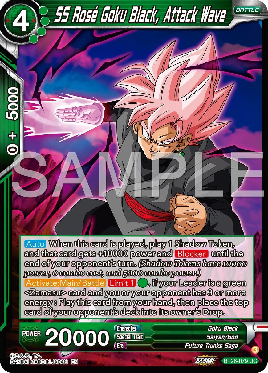 SS Rose Goku Black, Attack Wave (BT26-079) [Ultimate Advent] | Event Horizon Hobbies CA