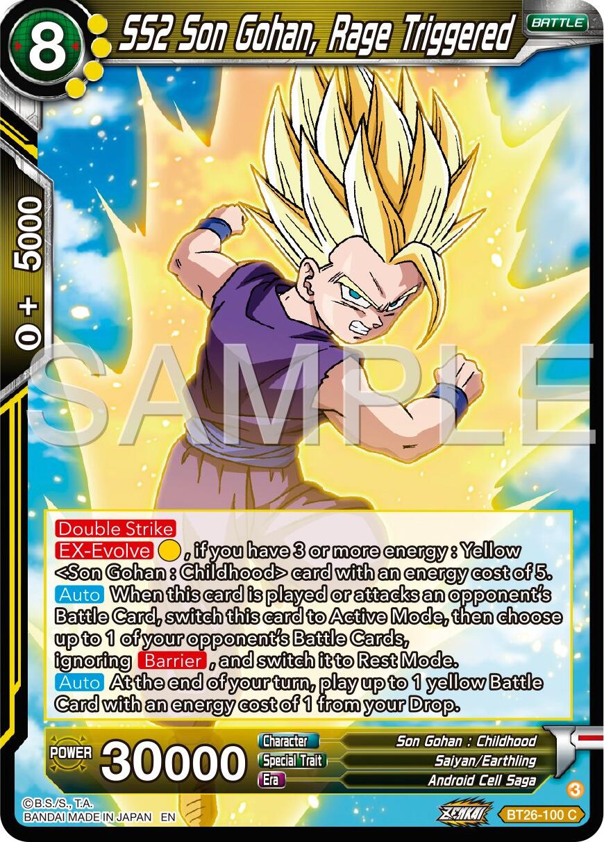 SS2 Son Gohan, Rage Triggered (BT26-100) [Ultimate Advent] | Event Horizon Hobbies CA