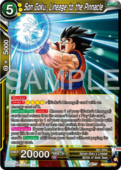 Son Goku, Lineage to the Pinnacle (BT26-117) [Ultimate Advent] | Event Horizon Hobbies CA