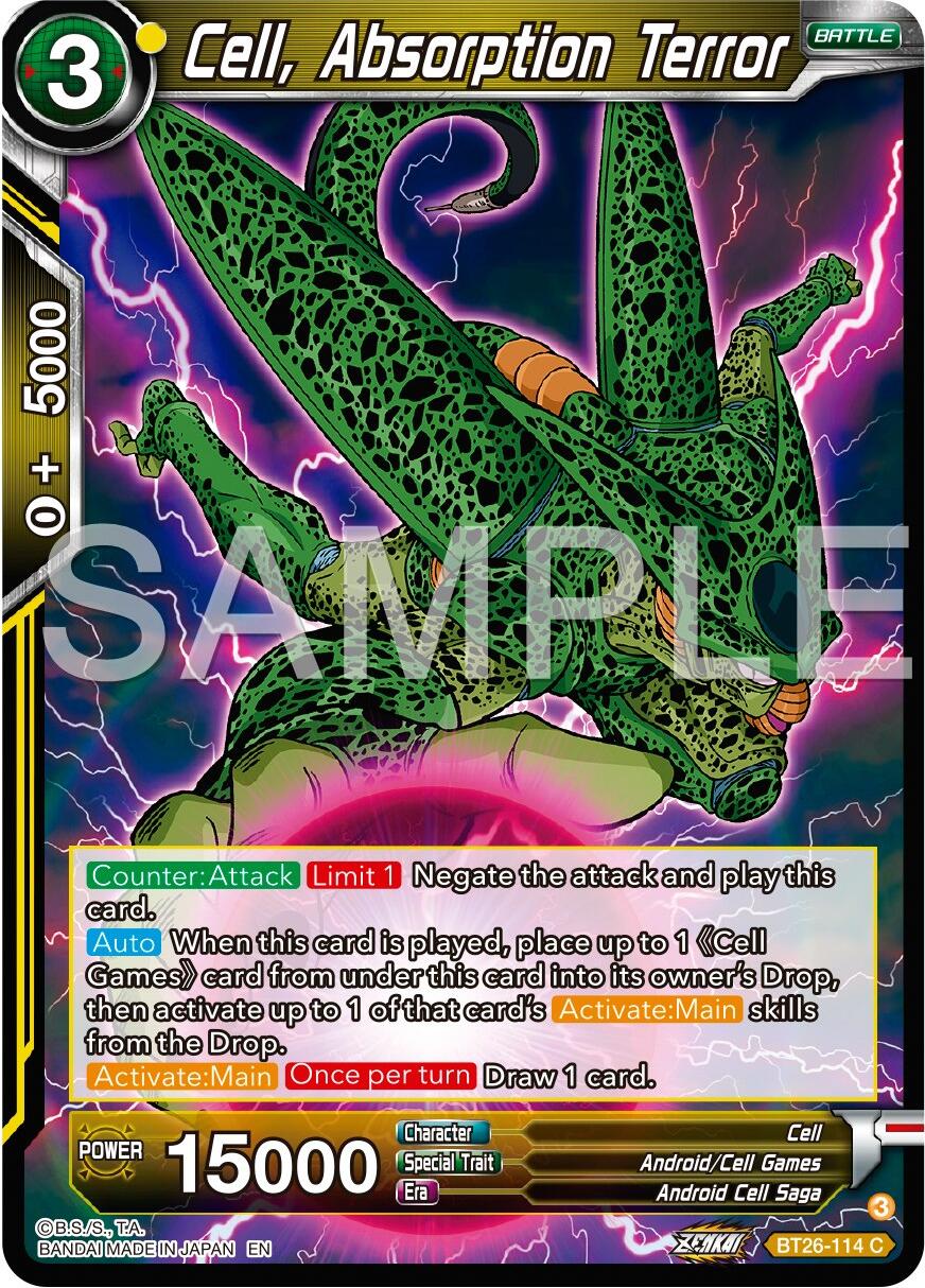 Cell, Absorption Terror (BT26-114) [Ultimate Advent] | Event Horizon Hobbies CA