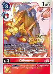 Zubamon [P-097] - P-097 (2024 Regionals Champion) [Promotional Cards] | Event Horizon Hobbies CA