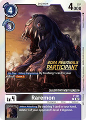 Raremon [P-101] - P-101 (2024 Regionals Participant) [Promotional Cards] | Event Horizon Hobbies CA