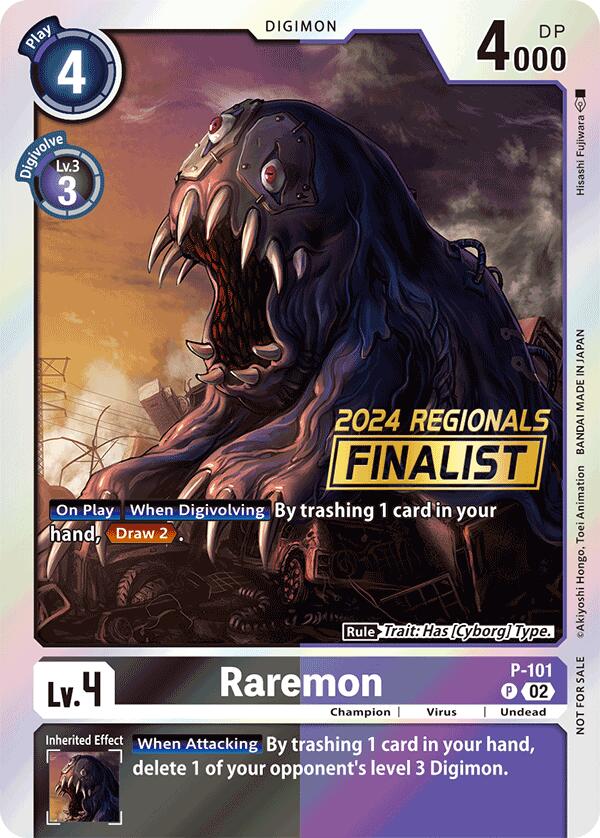 Raremon [P-101] - P-101 (2024 Regionals Finalist) [Promotional Cards] | Event Horizon Hobbies CA