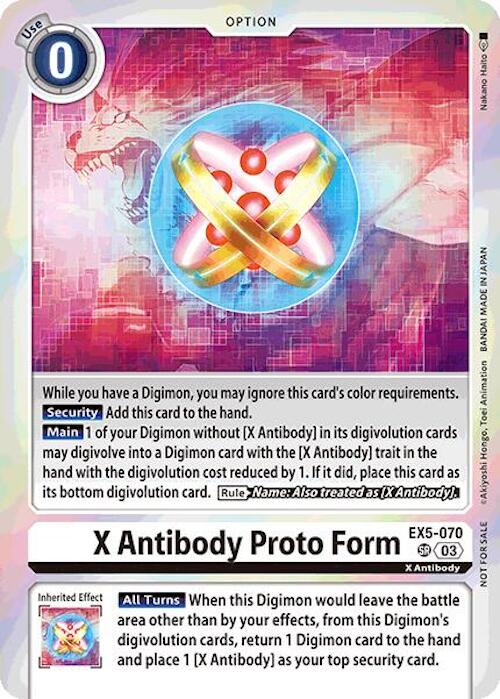 X Antibody Proto Form [EX5-070] (Event Pack 7) [Animal Colosseum] | Event Horizon Hobbies CA