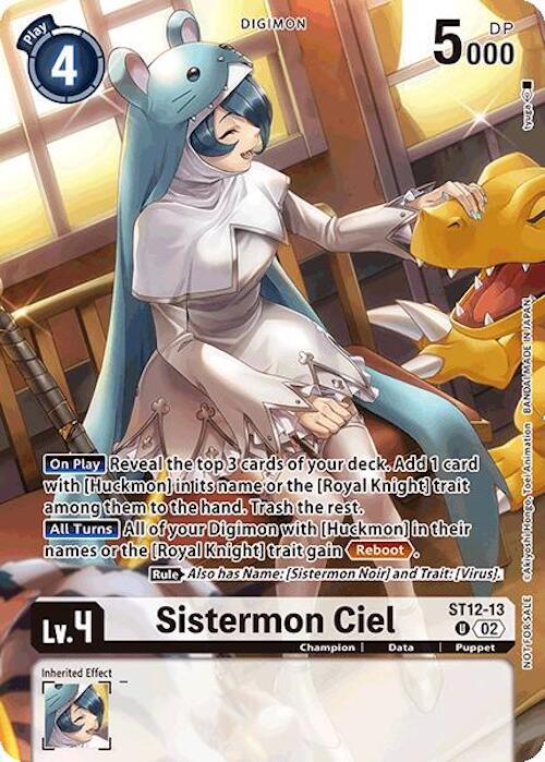 Sistermon Ciel [ST12-13] (Event Pack 7) [Starter Deck: Jesmon] | Event Horizon Hobbies CA