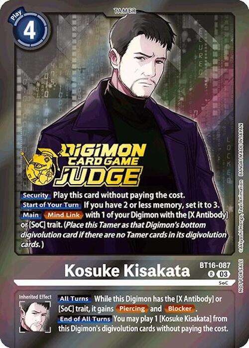 Kosuke Kisakata [BT16-087] (Judge Pack 6) [Beginning Observer] | Event Horizon Hobbies CA