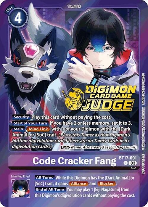 Code Cracker Fang [BT17-091] (Judge Pack 6) [Secret Crisis] | Event Horizon Hobbies CA