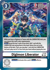 Digimon Liberator [P-151] - P-151 (BANDAI Card Games Fest 24-25 World Tour) [Promotional Cards] | Event Horizon Hobbies CA