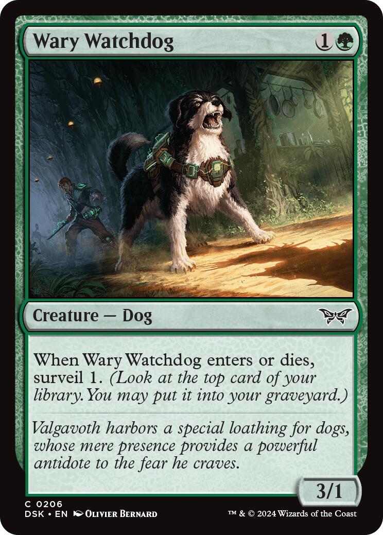 Wary Watchdog [Duskmourn: House of Horror] | Event Horizon Hobbies CA