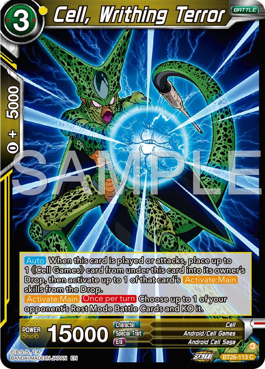 Cell, Writhing Terror (BT26-113) [Ultimate Advent] | Event Horizon Hobbies CA