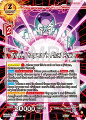 Frieza, Emperor's Final Power (BT26-003) [Ultimate Advent] | Event Horizon Hobbies CA