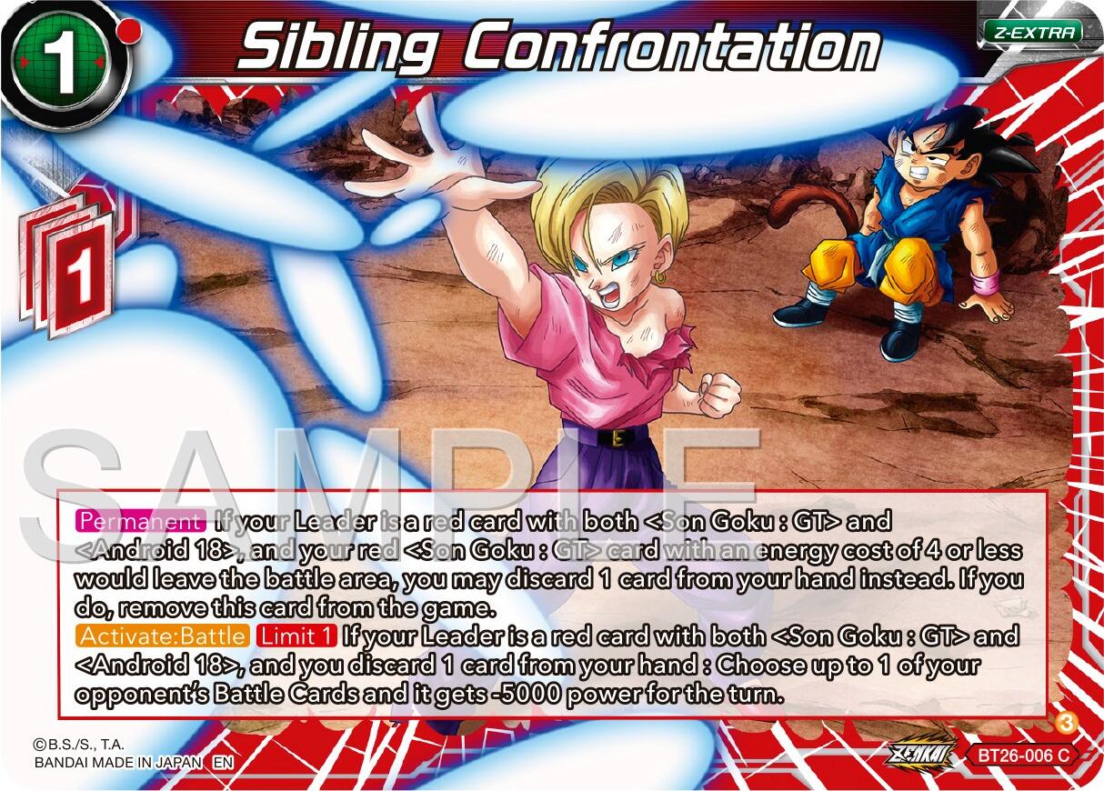 Sibling Confrontation (BT26-006) [Ultimate Advent] | Event Horizon Hobbies CA