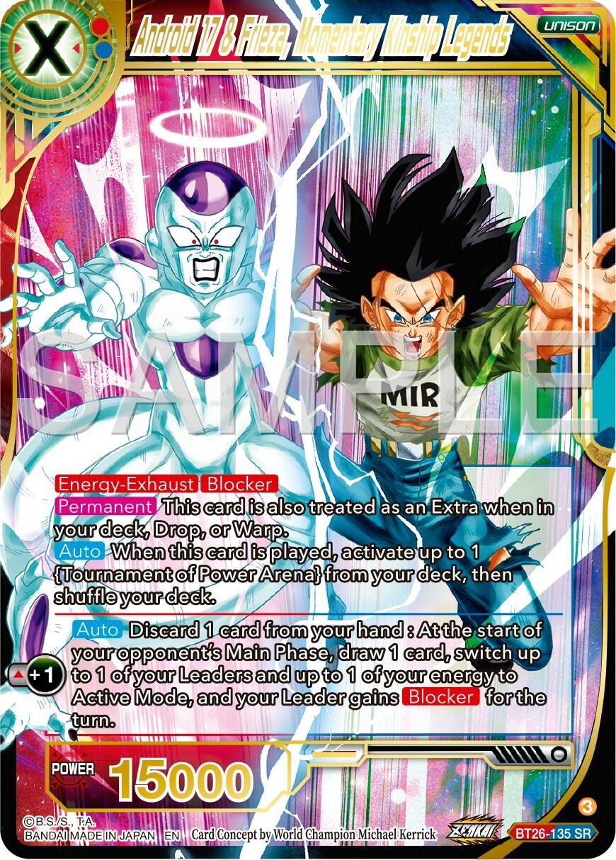 Android 17 & Frieza, Momentary Kinship Legends (BT26-135) [Ultimate Advent] | Event Horizon Hobbies CA