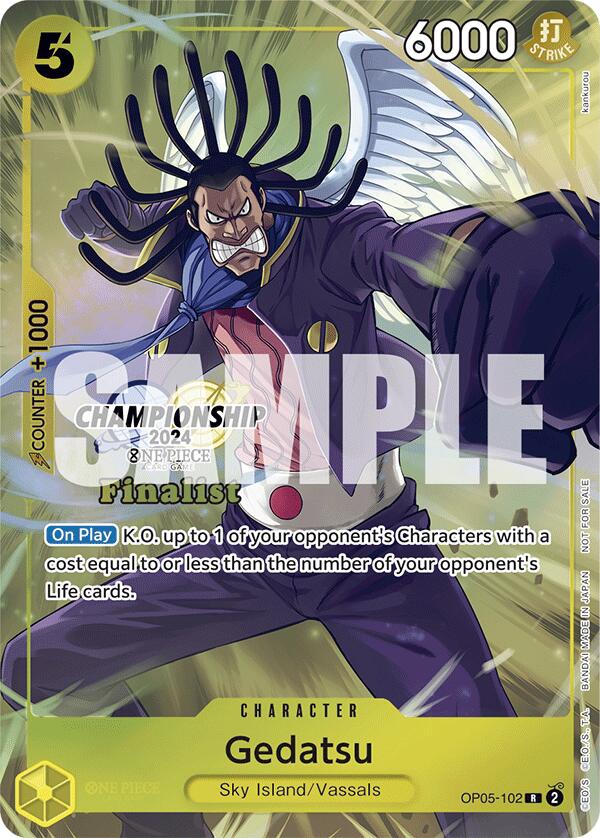 Gedatsu (Championship 2024 Finalist Card Set) [One Piece Promotion Cards] | Event Horizon Hobbies CA