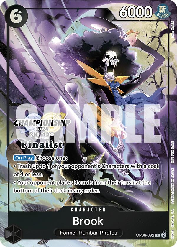 Brook (Championship 2024 Finalist Card Set) [One Piece Promotion Cards] | Event Horizon Hobbies CA