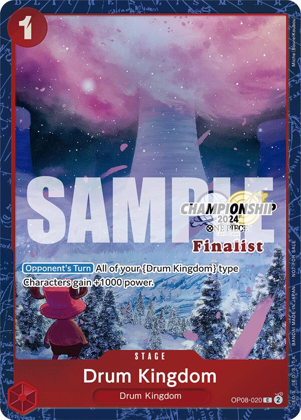 Drum Kingdom (Championship 2024 Finalist Card Set) [One Piece Promotion Cards] | Event Horizon Hobbies CA