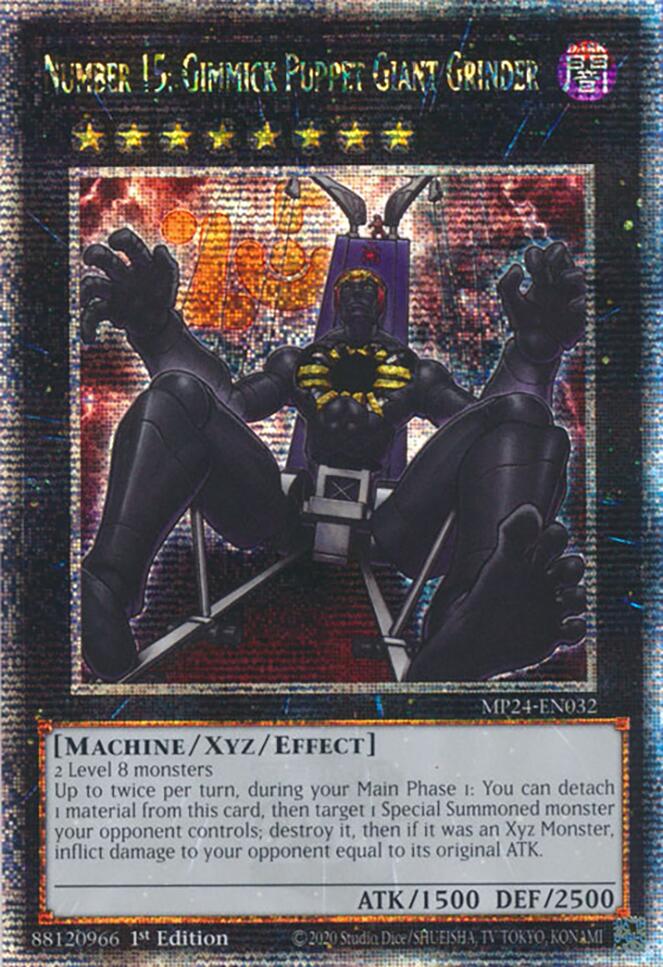 Number 15: Gimmick Puppet Giant Grinder [MP24-EN032] Quarter Century Secret Rare | Event Horizon Hobbies CA