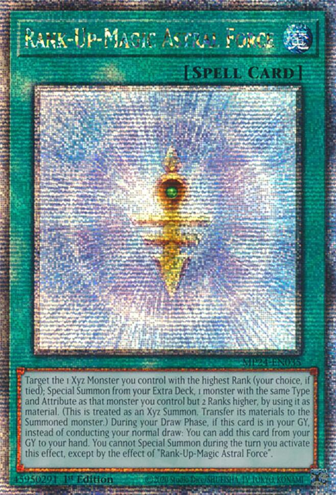 Rank-Up-Magic Astral Force [MP24-EN035] Quarter Century Secret Rare | Event Horizon Hobbies CA