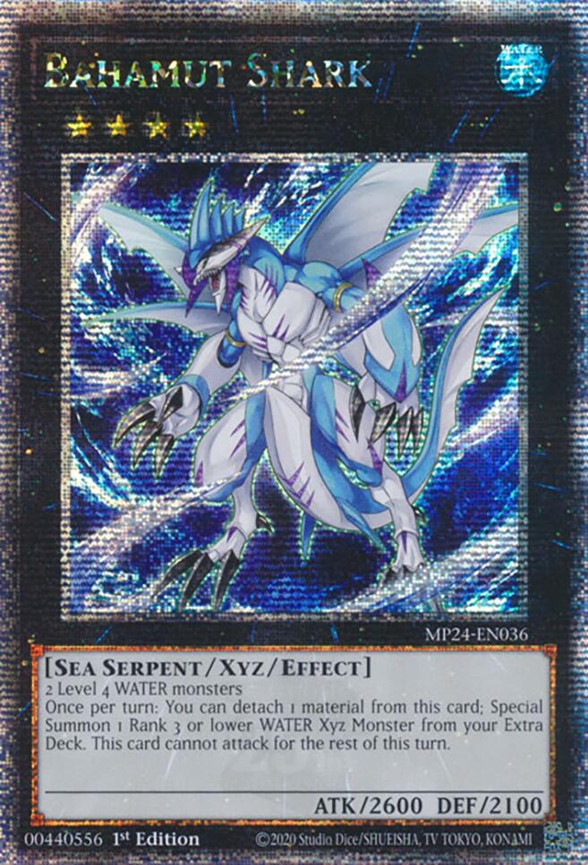 Bahamut Shark [MP24-EN036] Quarter Century Secret Rare | Event Horizon Hobbies CA