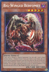 Big-Winged Berfomet [MP24-EN092] Prismatic Secret Rare | Event Horizon Hobbies CA