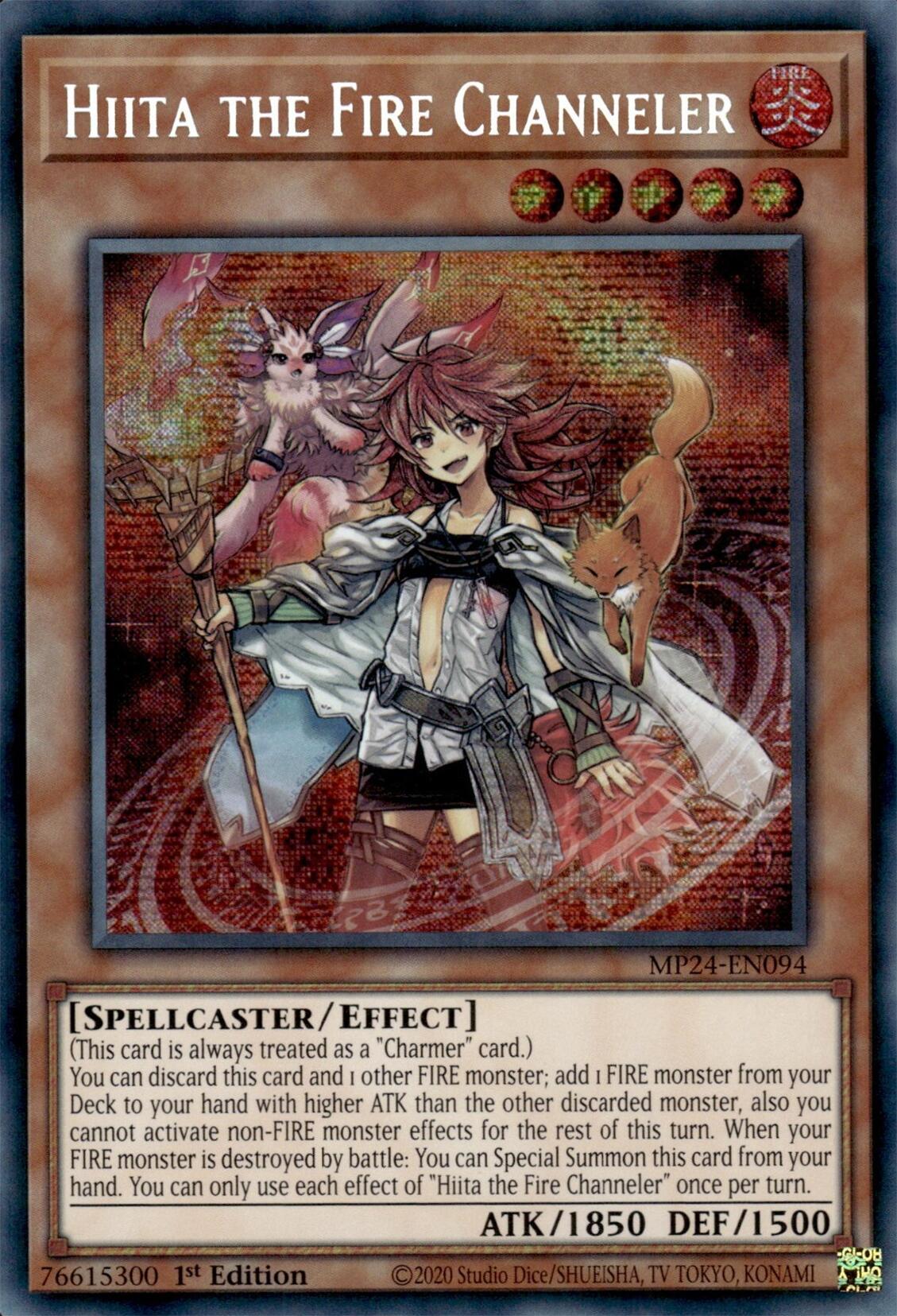 Hiita the Fire Channeler [MP24-EN094] Prismatic Secret Rare | Event Horizon Hobbies CA