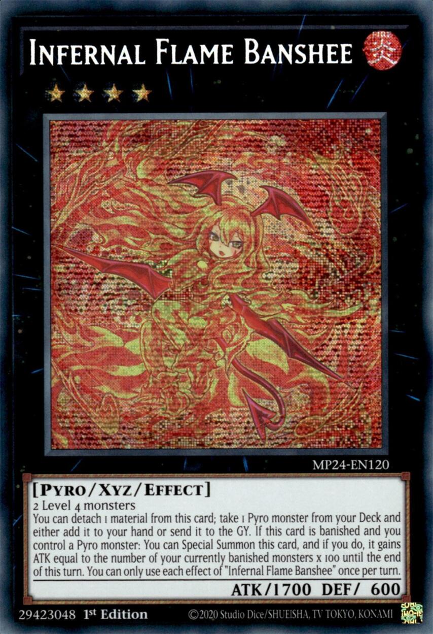 Infernal Flame Banshee [MP24-EN120] Prismatic Secret Rare | Event Horizon Hobbies CA