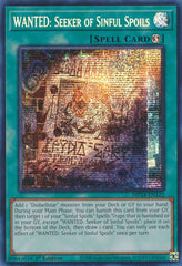 WANTED: Seeker of Sinful Spoils [MP24-EN122] Prismatic Secret Rare | Event Horizon Hobbies CA