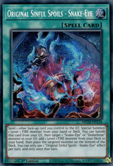 Original Sinful Spoils - Snake-Eye [MP24-EN124] Prismatic Secret Rare | Event Horizon Hobbies CA