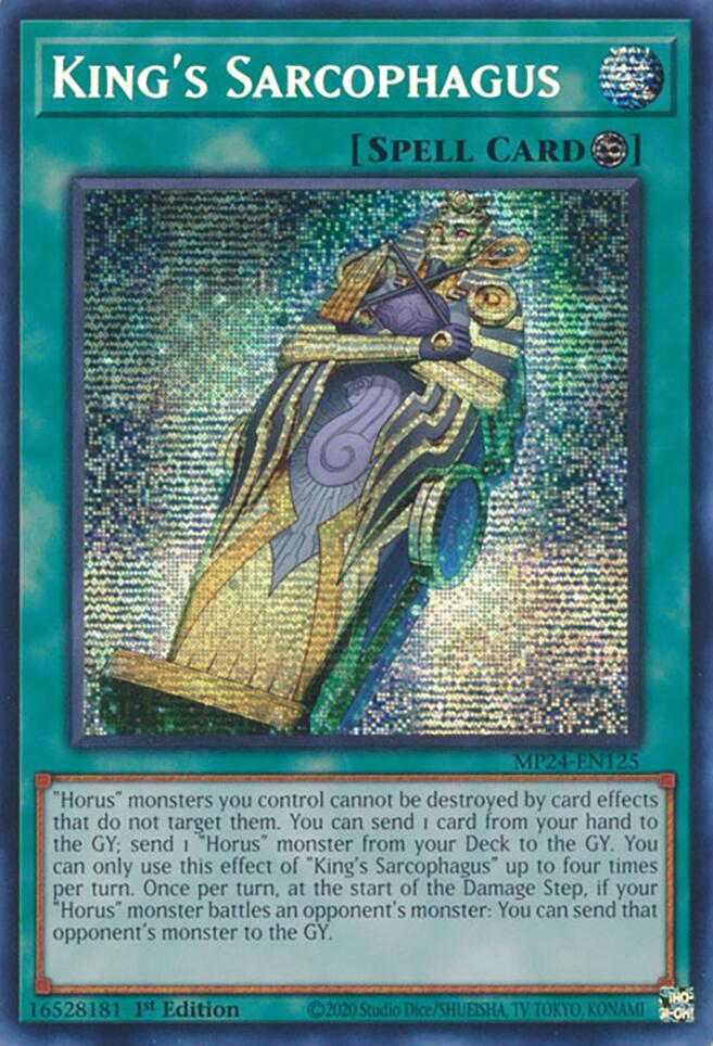 King's Sarcophagus [MP24-EN125] Prismatic Secret Rare | Event Horizon Hobbies CA