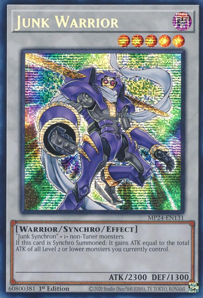 Junk Warrior [MP24-EN131] Prismatic Secret Rare | Event Horizon Hobbies CA