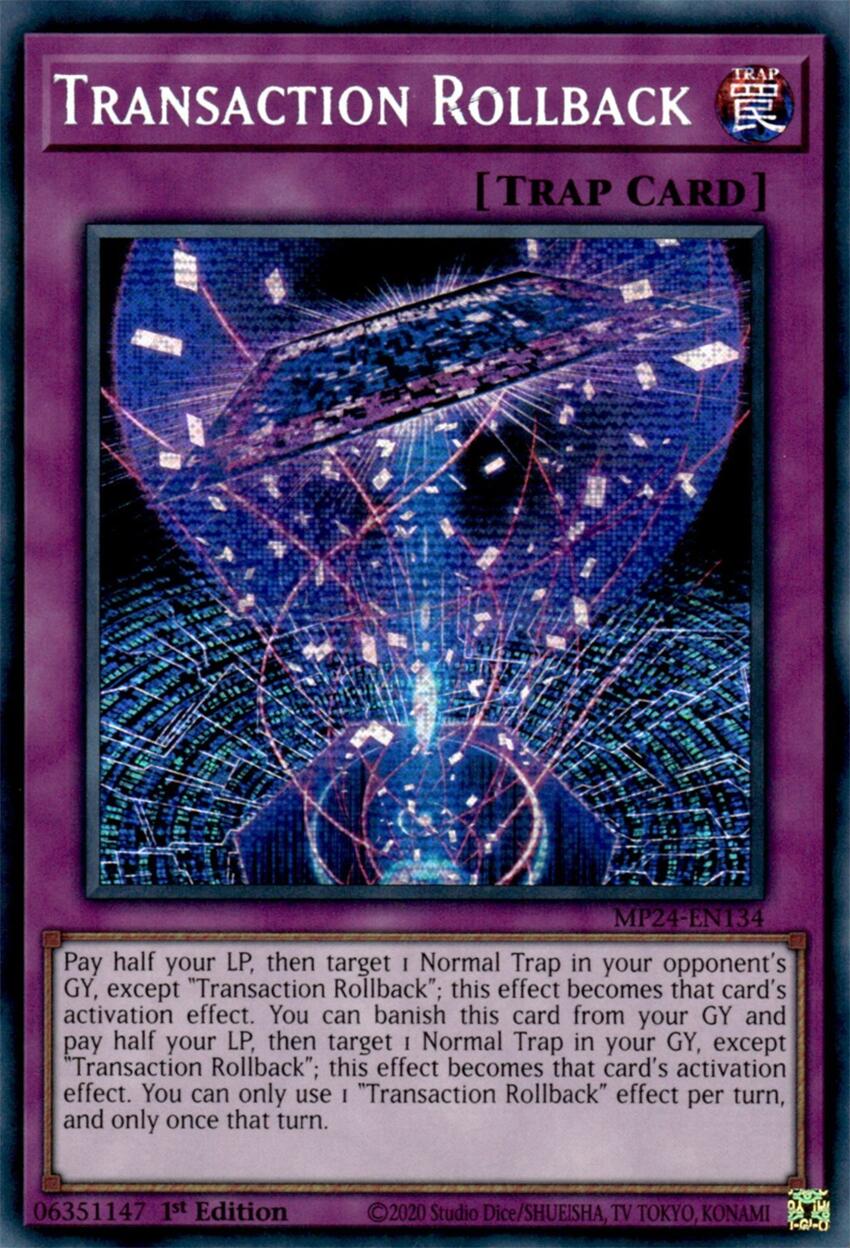 Transaction Rollback [MP24-EN134] Prismatic Secret Rare | Event Horizon Hobbies CA