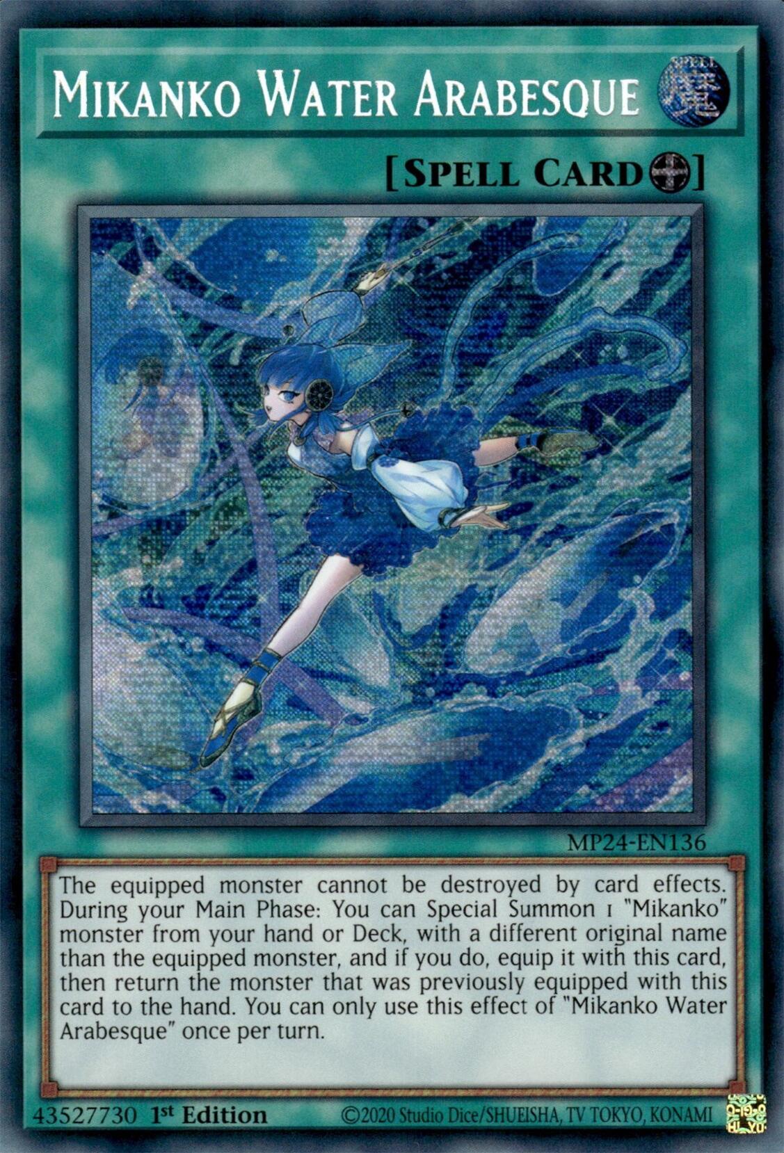 Mikanko Water Arabesque [MP24-EN136] Prismatic Secret Rare | Event Horizon Hobbies CA