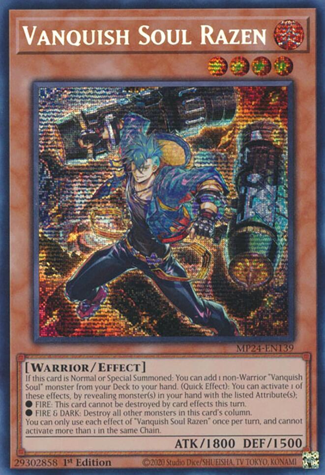 Vanquish Soul Razen [MP24-EN139] Prismatic Secret Rare | Event Horizon Hobbies CA