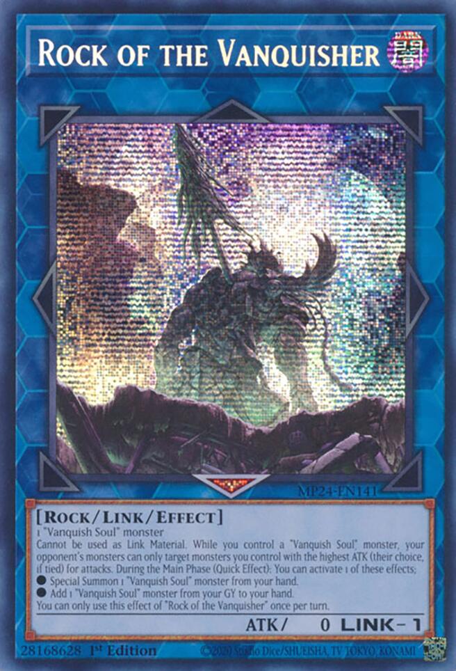 Rock of the Vanquisher [MP24-EN141] Prismatic Secret Rare | Event Horizon Hobbies CA