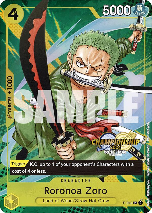 Roronoa Zoro (CS 2024 Event Pack) [One Piece Promotion Cards] | Event Horizon Hobbies CA