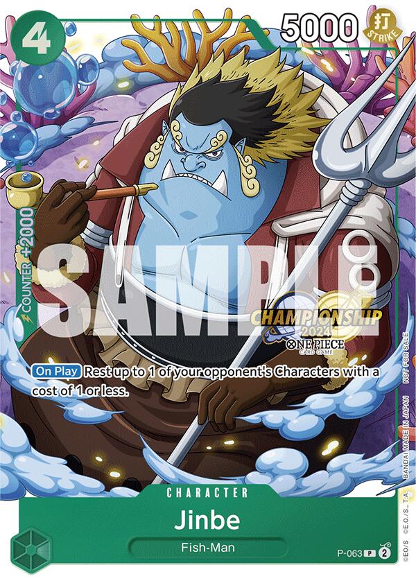 Jinbe (CS 2024 Event Pack) [One Piece Promotion Cards] | Event Horizon Hobbies CA