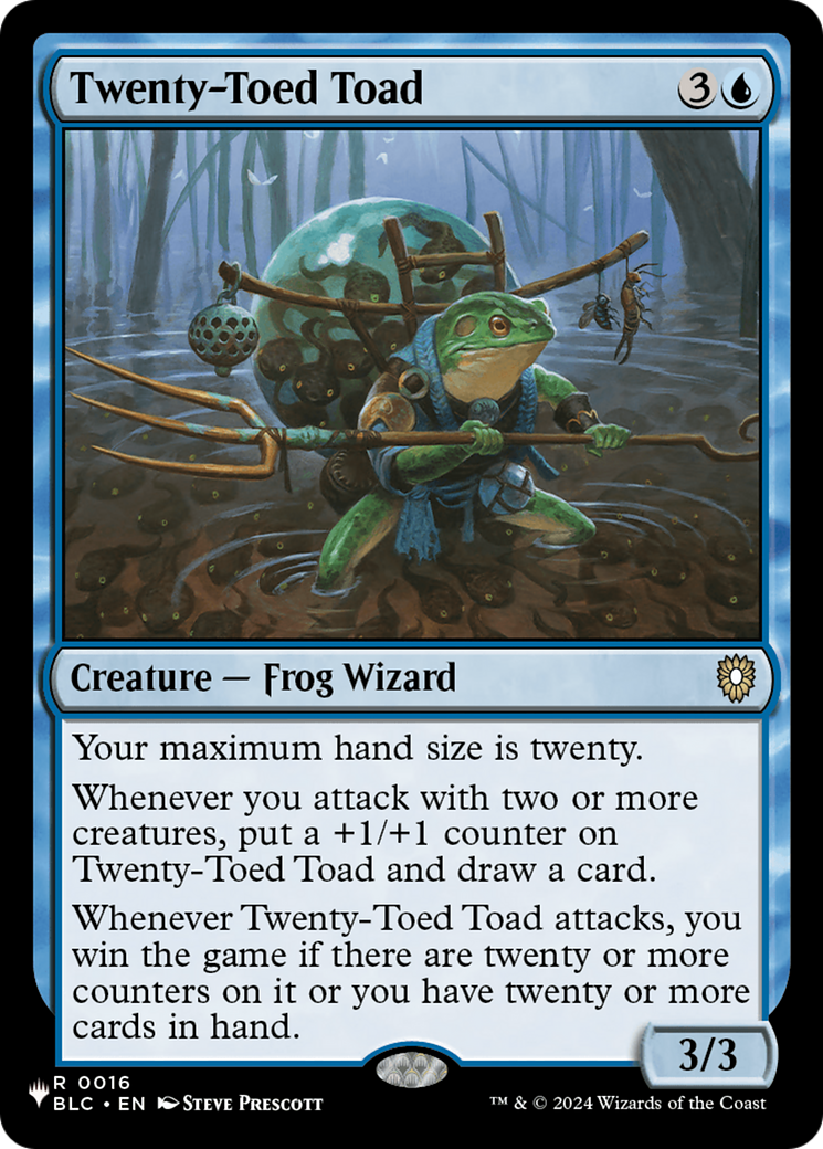 Twenty-Toed Toad [The List] | Event Horizon Hobbies CA