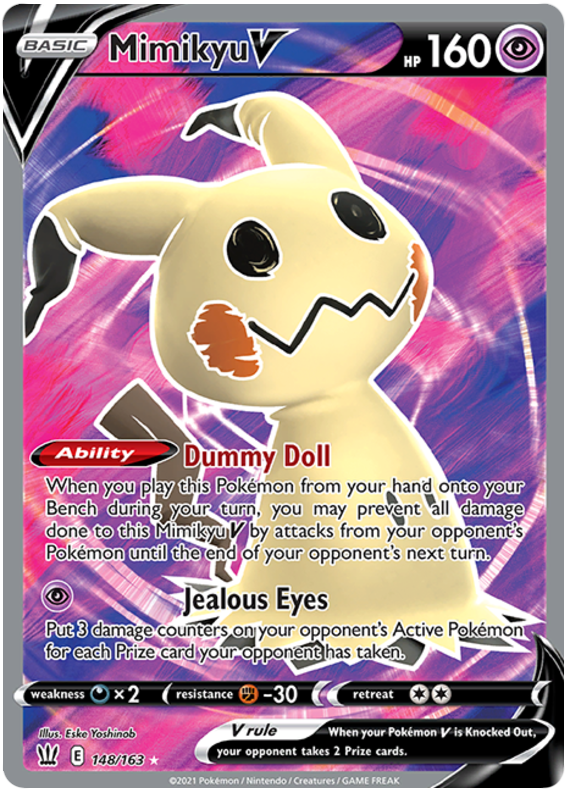 Mimikyu V (148/163) [Sword & Shield: Battle Styles] | Event Horizon Hobbies CA