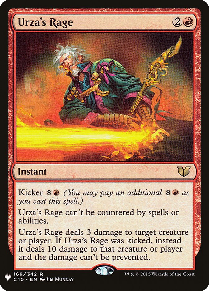 Urza's Rage [The List] | Event Horizon Hobbies CA