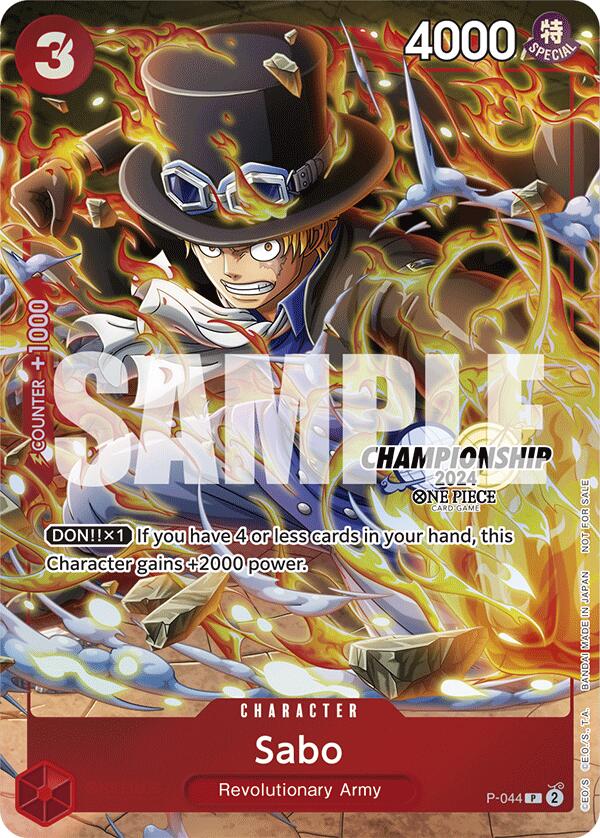 Sabo (CS 2024 Event Pack Finalist) [One Piece Promotion Cards] | Event Horizon Hobbies CA