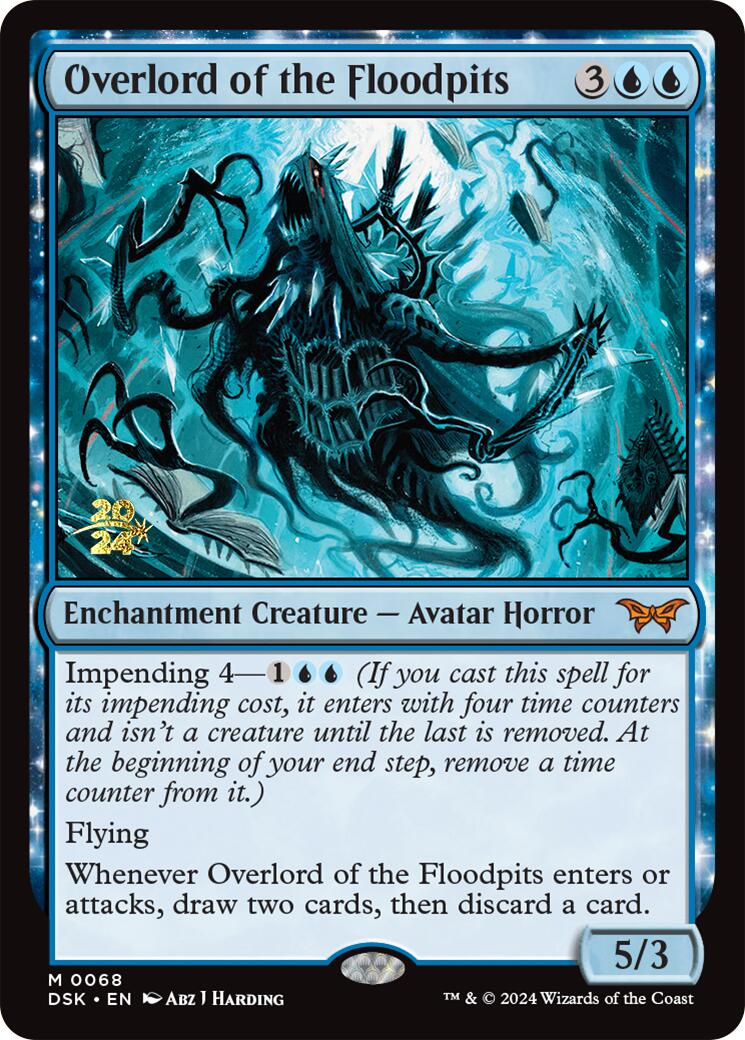 Overlord of the Floodpits [Duskmourn: House of Horror Prerelease Promos] | Event Horizon Hobbies CA